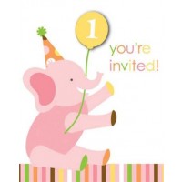 Sweet at One Girl Invitation