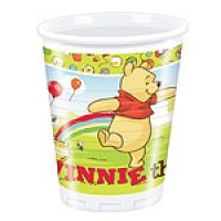 Winnie The Pooh Cups - 180ml Plastic Party Cups