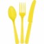 Sunshine Yellow Cutlery Set
