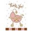 A Baby Joy Pink Thank You Card