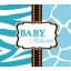 A Blue Wild Safari Baby Shower Invitation