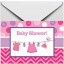 Baby Girl Clothes Line Invites 