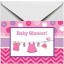 Baby Girl Clothes Line Invites 