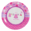 Baby Girl Clothes Line Plates