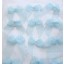 A Pack of 12 Pastel Blue Organza Bows