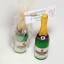 Milk Chocolate Champagne Bottle with Personalised Label