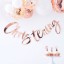 Rose Gold Christening Bunting