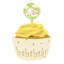 A Pack of Ba Ba Cupcake Wrappers with Picks