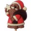 A Chocolate Santa Lollipop with Personalised Label