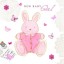 Baby Girl Bunny Card