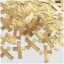 gold cross confetti