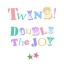 twins greeting card
