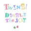 twins greeting card