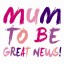 mum to be great news card