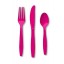 Hot Magenta Pink Cutlery