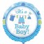 Baby Boy Clothes Line Foil Balloon