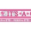 It's a Girl Carriage Banner