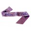 A Mum To Be Satin Sash Lilac/Purple