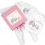 Personalised Pink Baby Elephant Gift Set - Babygrow & Bib