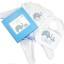 Personalised Blue Baby Elephant Gift Set - Babygrow & Bib