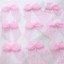 A Pack of 12 Pink Organza Bows