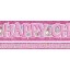 Pink Holographic Christening Foil Banner
