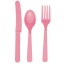 Pack of Pretty Pink Cutlery Set
