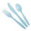 powder blue cutlery set