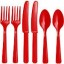 Red Assorted Cutlery