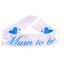 A Mum To Be Satin Sash White/Blue