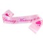 A Yummy Mummy To Be Satin Sash Pastel Pink/Pink