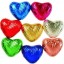 Heart Shaped Chocolate in Coloured Foil