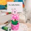 A Pink Flower Pot Teddy Place Card/Photo Holder