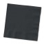 Pack of 25 Black Napkins