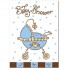 A Baby Joy Blue Baby Shower Invitation