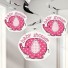 Girl Umbrellaphants Set of Hanging Cutouts