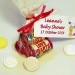 Trio of Love Hearts Favour with Personalised Label